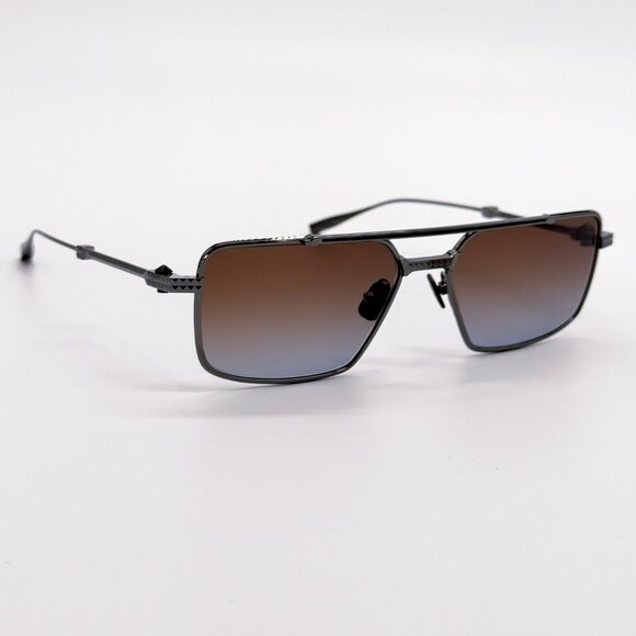 NEW VALENTINO V-SEI VLS-111C UNISEX TITANIUM SUNGLASSES VALENTINO VLS-111C - Picture 6 of 9